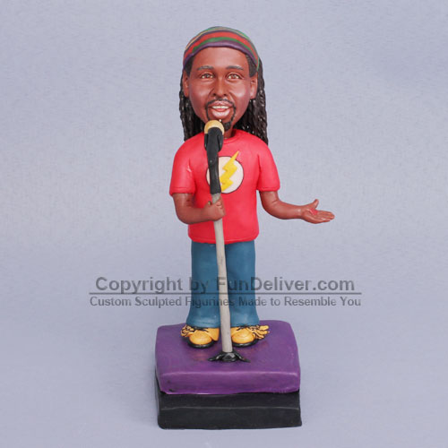 Slam Poet Cake Topper and Figurine - Click Image to Close